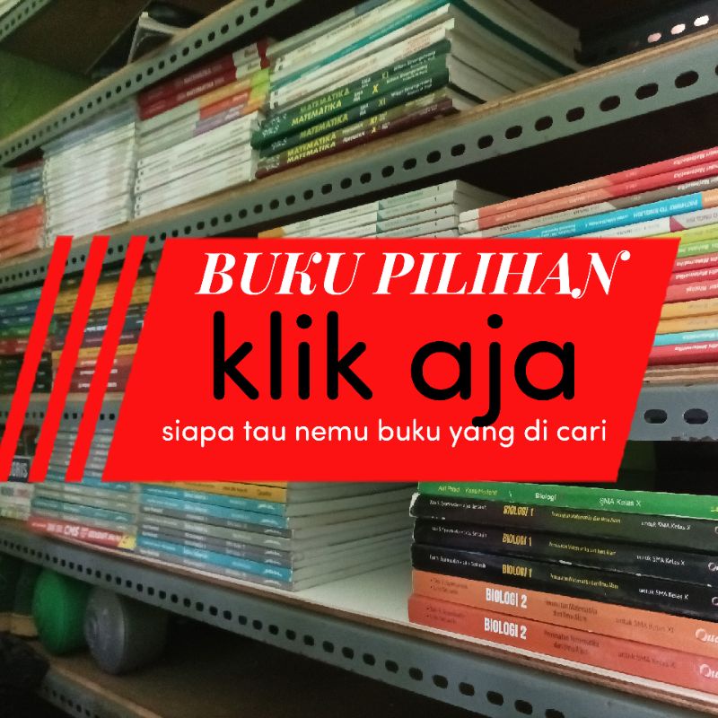 BUKU PILIHAN/BUKU BEKAS murah barang original