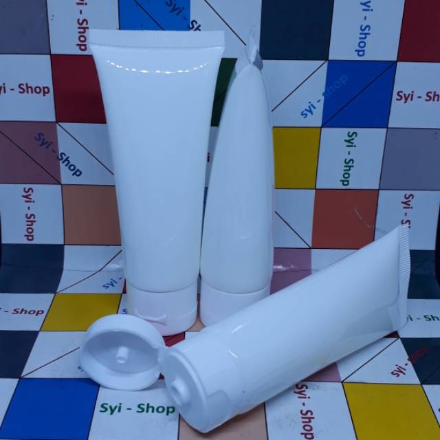 TUBE Wadah Cream Cosmetik Putih Susu 50 ml