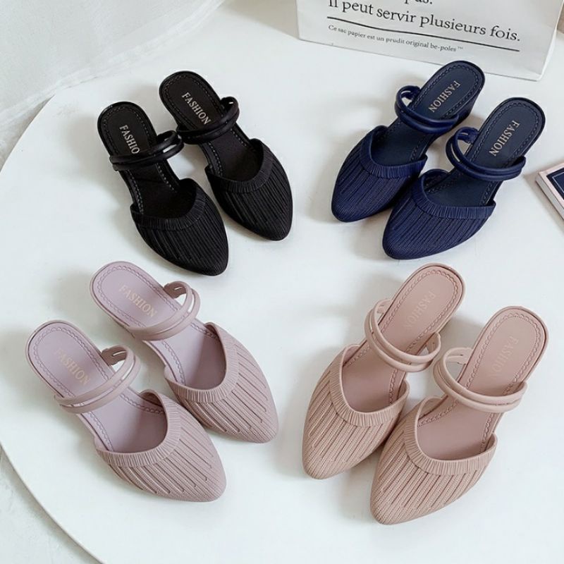 Sepatu sandal karet wanita/Sepatu sandal jelly perempuan
