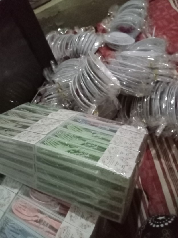 Souvenir Mangkuk Oval Melamin Kemasan Plastik