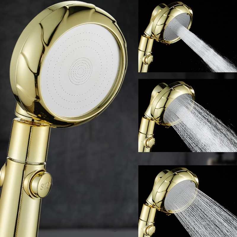 Gro Kepala Shower Genggam Tekanan Tinggi 3 Gigi Untuk Interface 4 Titik