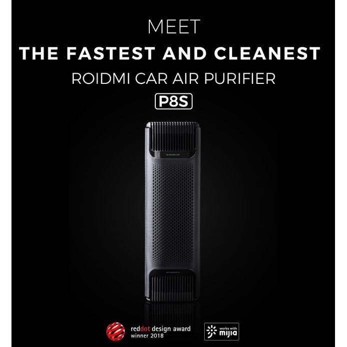ROIDMI P8S Car Air Purifier - Penjernih Pembersih Udara Kendaraan Anda