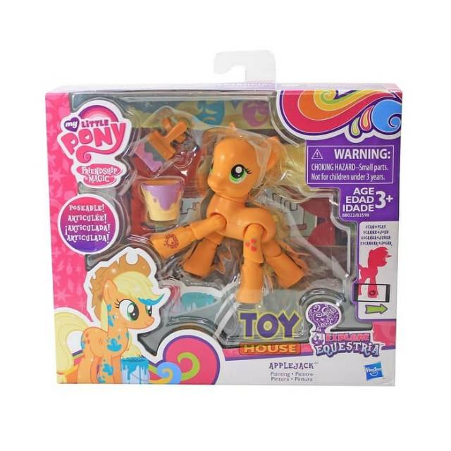 Figure Little Pony Mattel Explore Equestria Apple Jack/Fluttershy/Cheerrilee Hasbro Ori