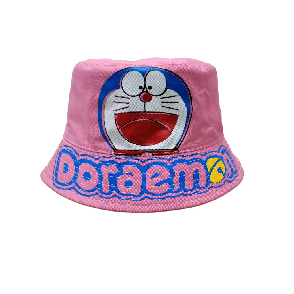 TOPI ANAK PEREMPUAN LAKI LAKI BASEBALL BUCKET HAT ANAK COWOK CEWEK KOREA LUCU 2 3 4 5 6 7 8 9 10 TAHUN FASHION 1 OOTD BUKET ANAK KECIL USIA BALITA AKSESORIS HARIAN SANTAI KADO ANAK COWO CEWE MURAH-Doraemon Pink