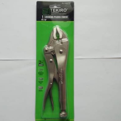 LOCKING PLIERS CURVE/TANG BUAYA BENGKOK TEKIRO 10&quot;/TANG KAKAK TUA/Tang Jepit Tekiro 10&quot; Tang Buaya Tekiro Locking Plier Straight BERKUALITAS