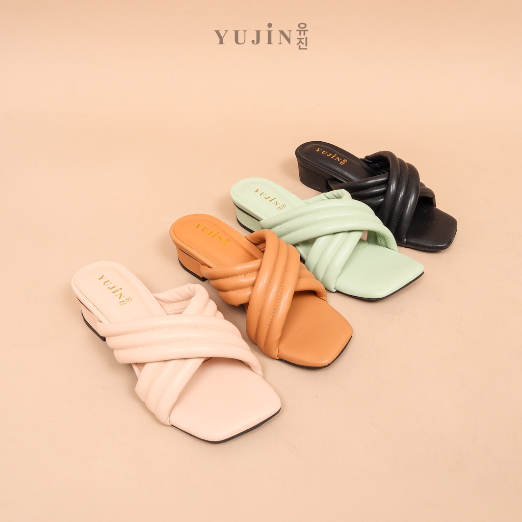 YUJIN Sandal Heels Wanita Harumi Korean Style Sandals