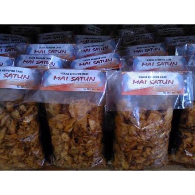 

PAKET 50.000 Kerupuk Cabe Keripik Pedas Dumai