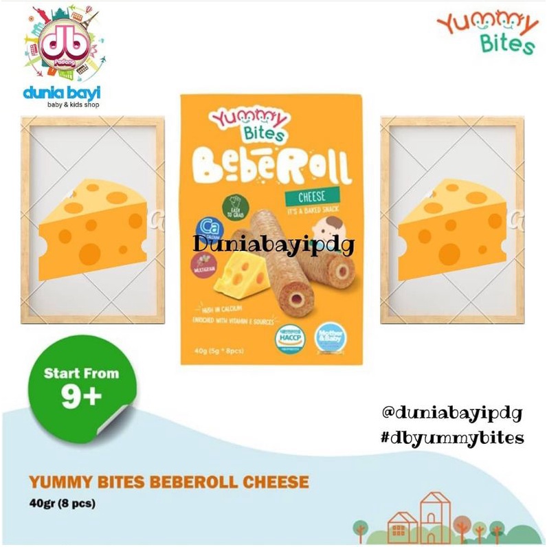 Yummy Bites Beberoll 40 gr  9 bulan+/ yummy bites beberoll