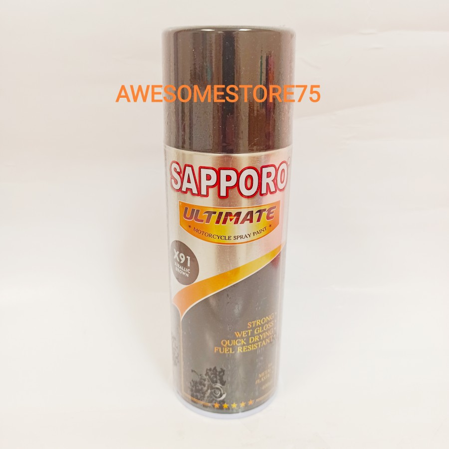 SAPPORO ULTIMATE ** X91 XIRALLIC BROWN Coklat Cat Semprot Pilox Pylox