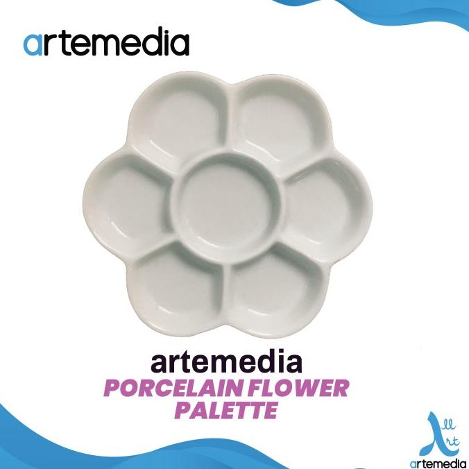 

Palet Lukis Artemedia Flower Porcelain Palette