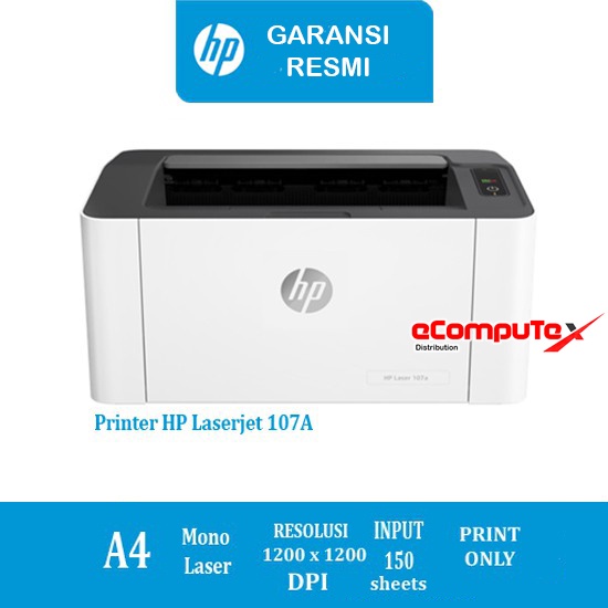 PRINTER HP LASERJET 107A   MONO / HP 107 A LASER JET   PRINT - GARANSI RESMI