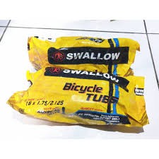 Ban Dalam Tube Sepeda 18 x 1.75 / 2.125 AV Cop Pentil Motor. SWALLOW