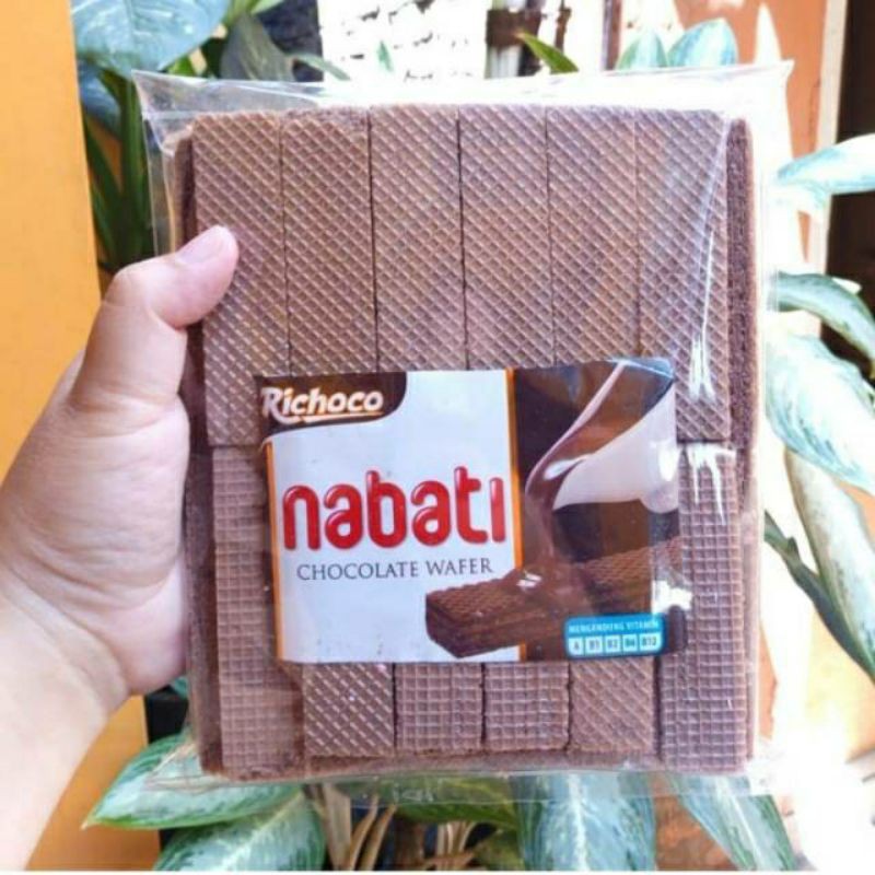 

Nabati Wafer Coklat keju Snack branded kiloan Cemilan 250gr Griya Snack