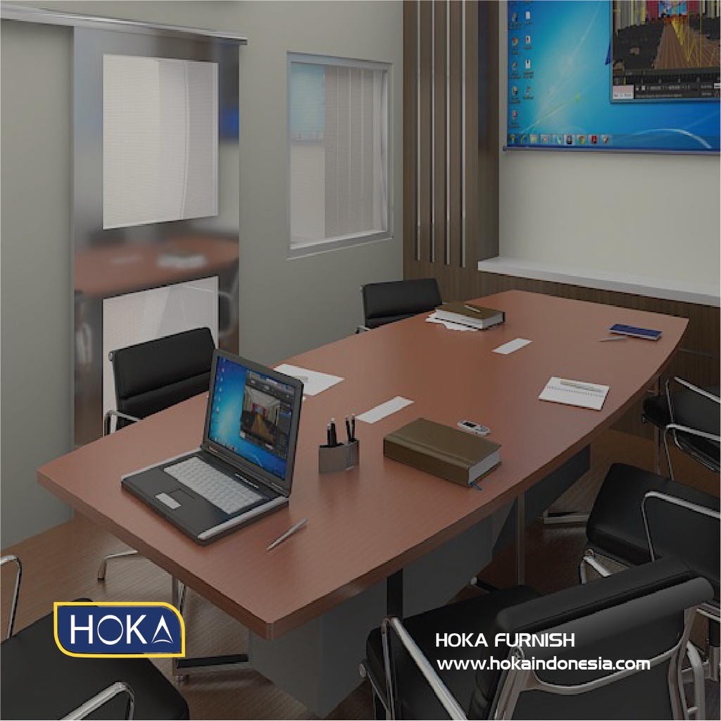 Meja Meeting / Meja Rapat / Meeting Table - HFH028 HOKA Indonesia