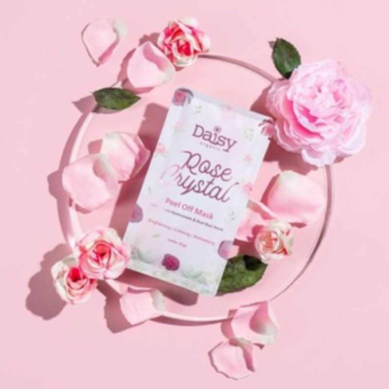 Daisy organic masker Rose Crystal peel off mask BPOM