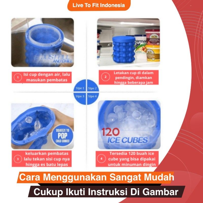 {HJ_888}CETAKAN ES BATU / ICE CUBE MAKER 3D SILICON MOLD PENCETAK ES SIZE BIG