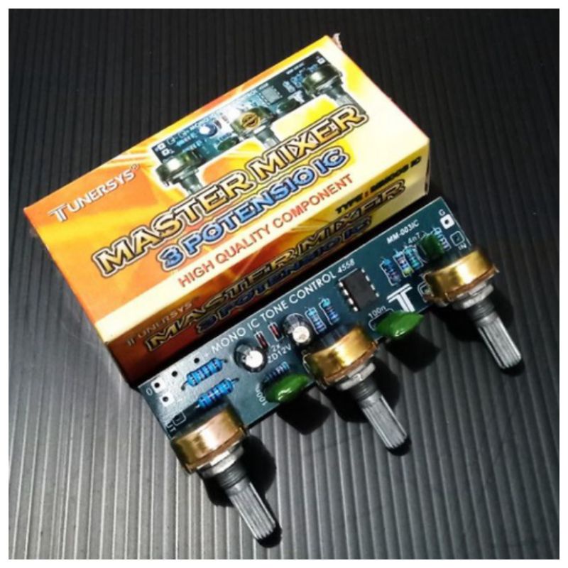 Master Mixer 3 Pot MM 003 IC Tunersys 3 Potensio MONO JRC 4558