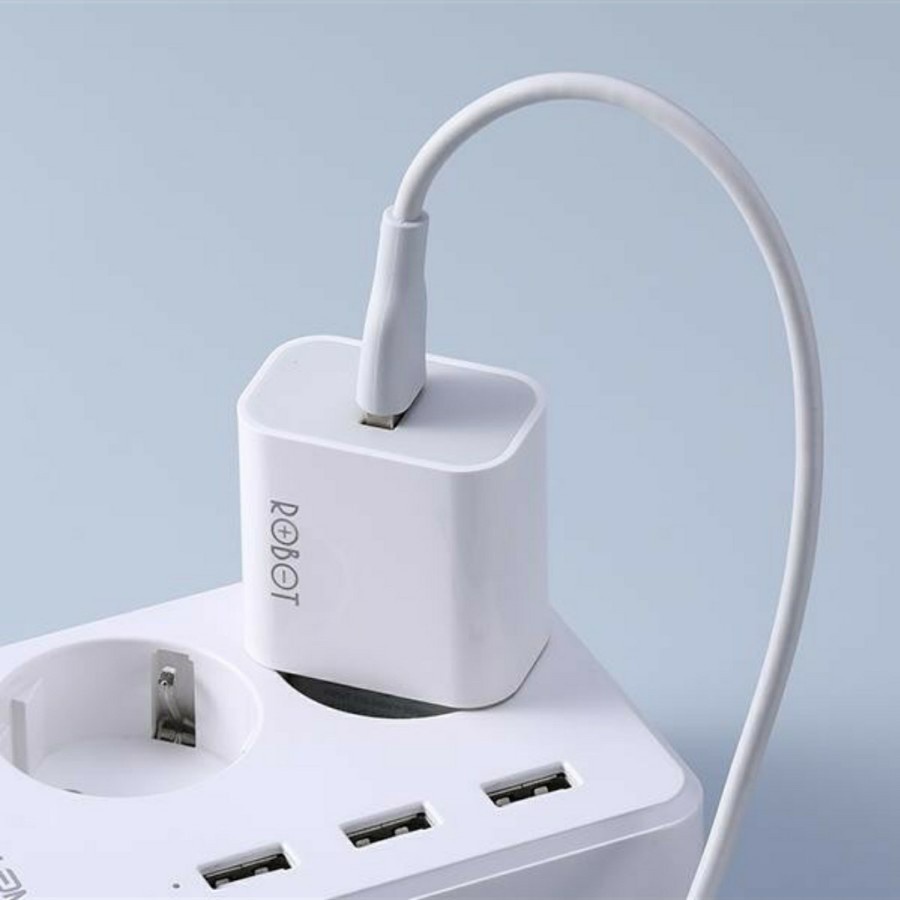 ROBOT RTK8 charger adaptor batok kepala HP android 10W 2A portable ori