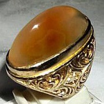 cincin batu akik Sulaiman madu