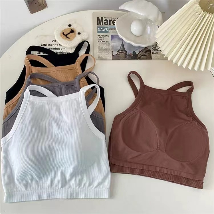 BV.ID •BR802 Bra Sport Yoga Olahraga Pakaian Wanita Tank Top Model Crop Import Fashion Korea