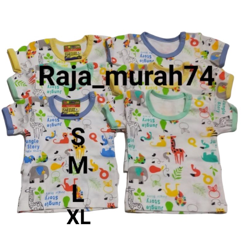 6 pcs atasan oblong bayi Motif zahdan SNI