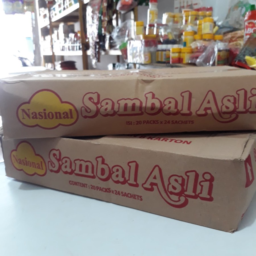 

Nasional sambal asli sachet