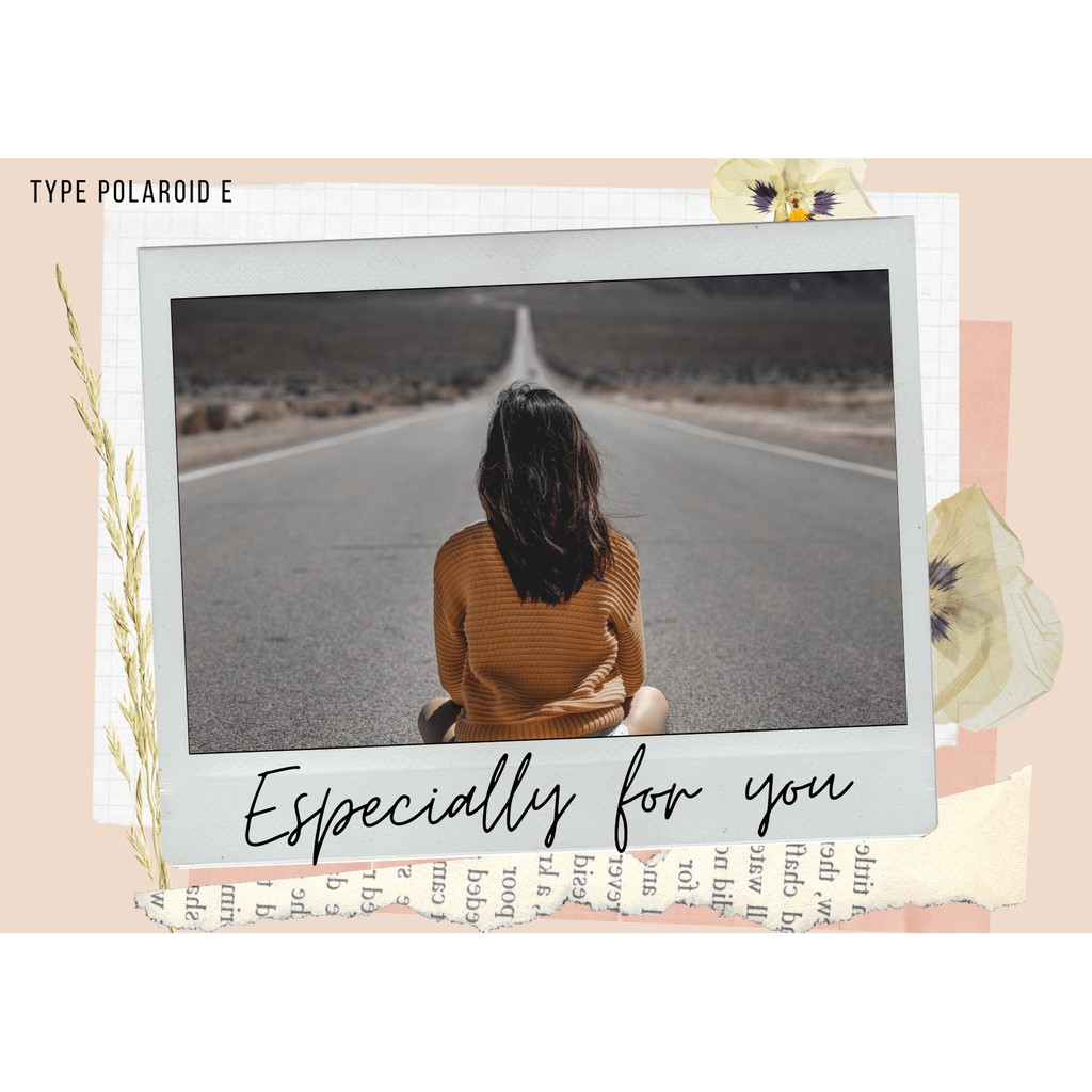 

Gift Card/Kartu Ucapan POLAROID EDITION + free amplop