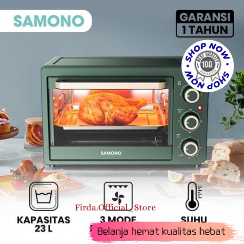 SAMONO OVEN LISTRIK SWEOG23 / SW-EOG23 [23L] 100% ORI