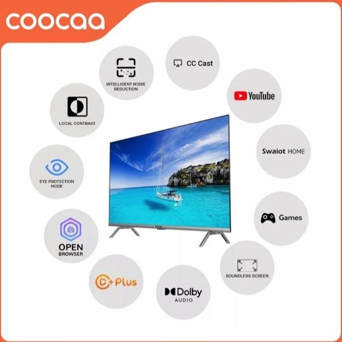 :=:=:=:=] COOCAA LED TV 32 INCH - Smart TV with COOLITA OS 32CTD4000 DIGITAL LED