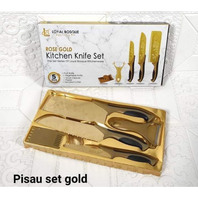 PISAU SET GOLD