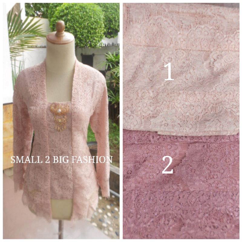 Kebaya brokat muslim / atasan muslim brokat lebaran / baju kebaya brukat pesta / blouse muslim pesta