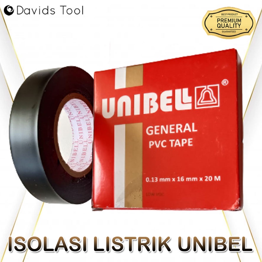 Unibell Isolasi Listrik Hitam Kabel Electrical Tape