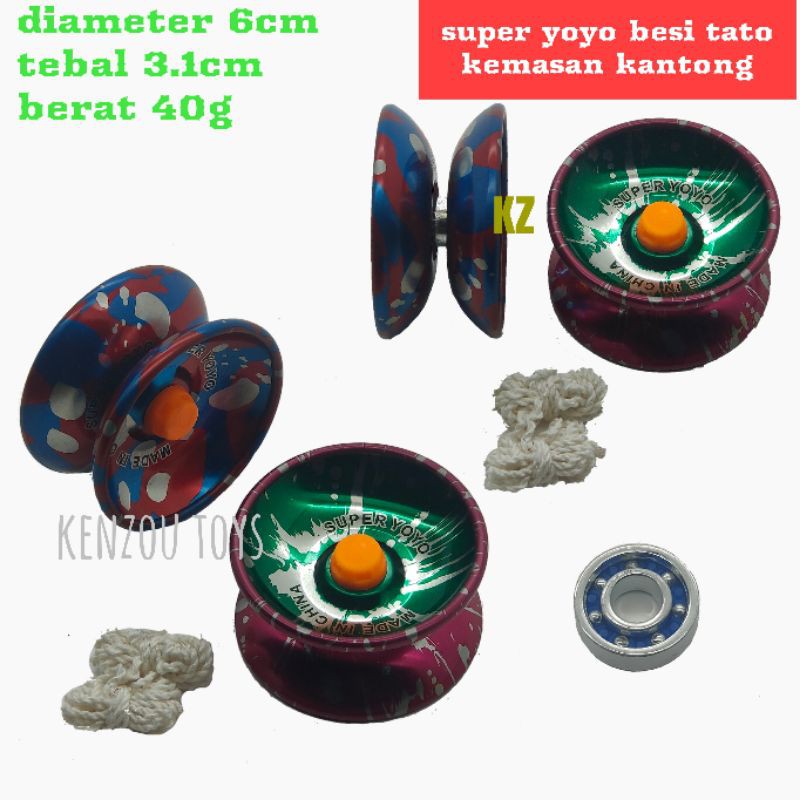 super yoyo besi batik kantong