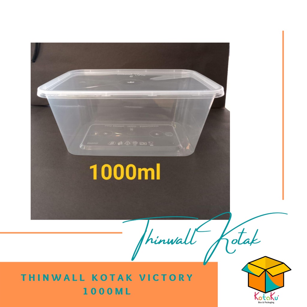 Thinwall Kotak 1000ml Inject (Victory)