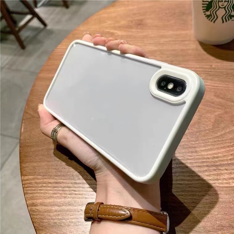 Hard case Transparan shockproof anti Jatuh cover iPhone 7Plus 8Plus X XS MAX XR