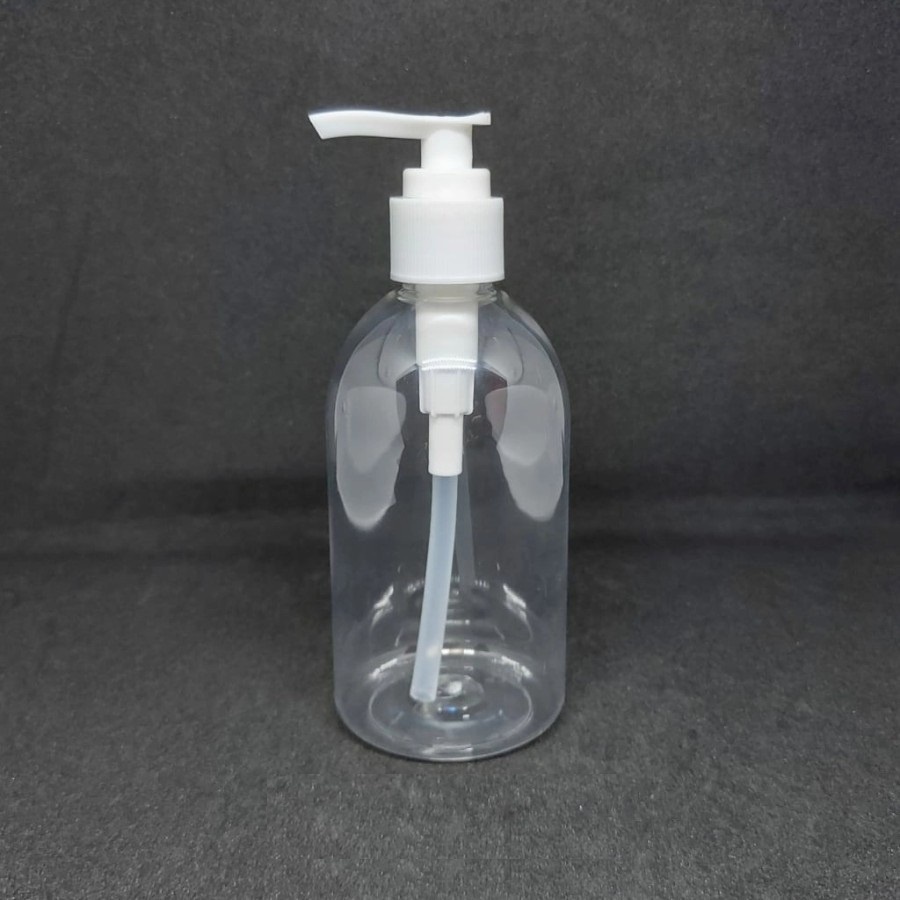 BOTOL 250ML PUMP / BOTOL PLASTIK 250ML OVAL BENING / BOTOL ISI ULANG SABUN SHAMPOO SANITIZER