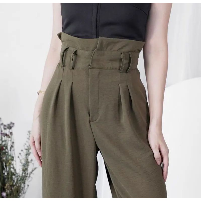 Hipie Loose Pants - Cullote HW Crinkle | Lexa Kulot