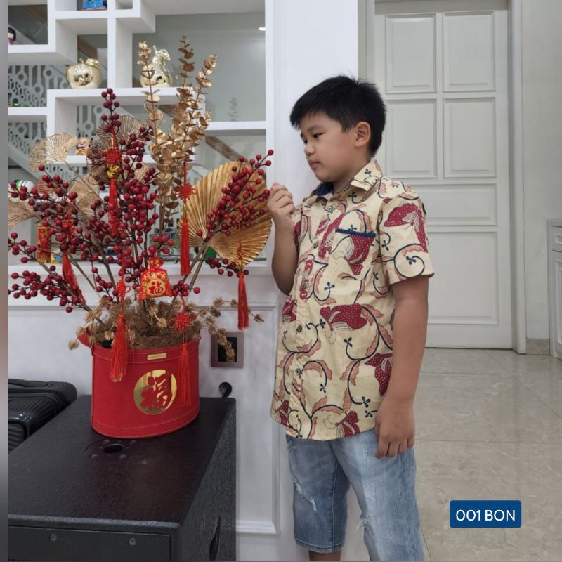 001 BON-KEMEJA ANAK- BATIK FAMILY-SERAGAM BATIK