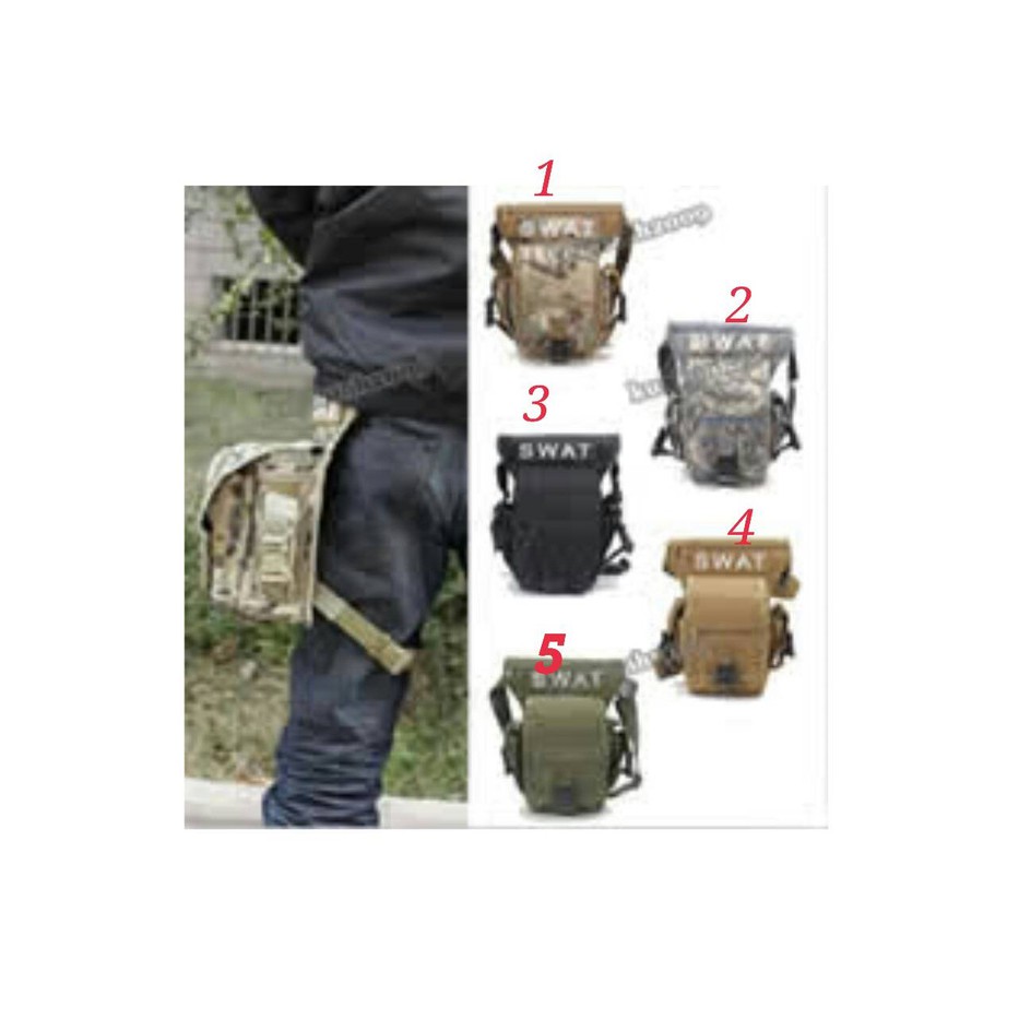 tas pinggang paha SWAT (TAS ARMY,TAS PRIA)