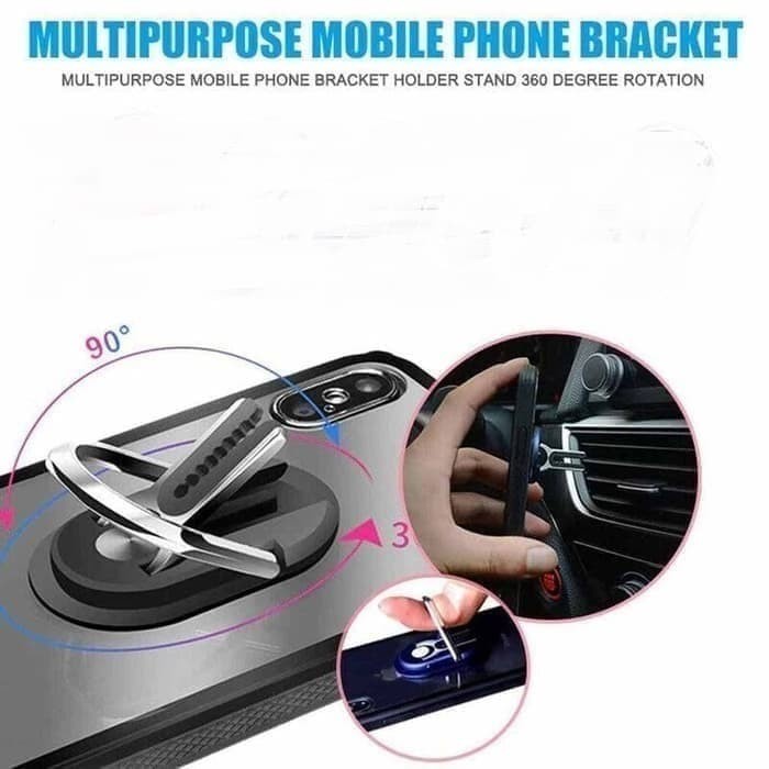 IRING STAND CAR HOLDER AIR VENT 360 degre/ Pegangan HP AC Mobil