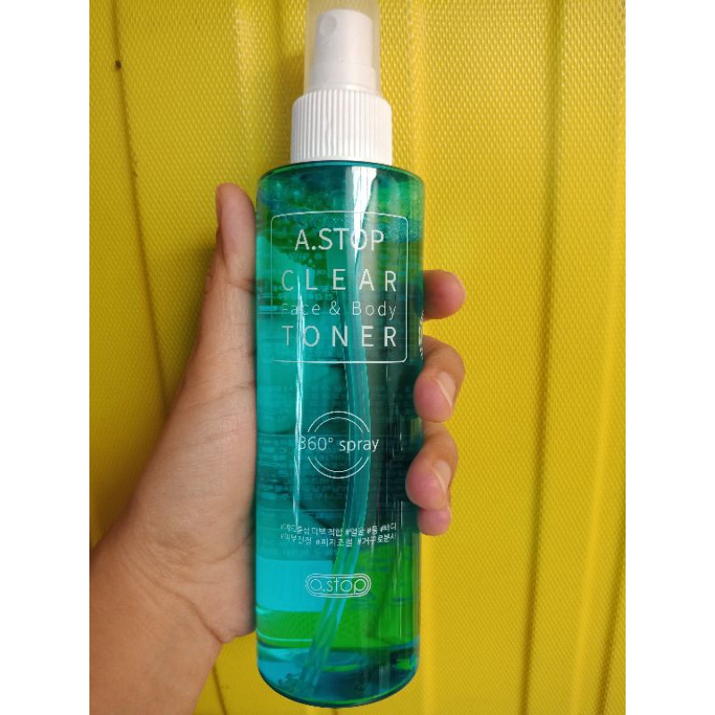 A.Stop Clear Face and Body Toner (preloved)