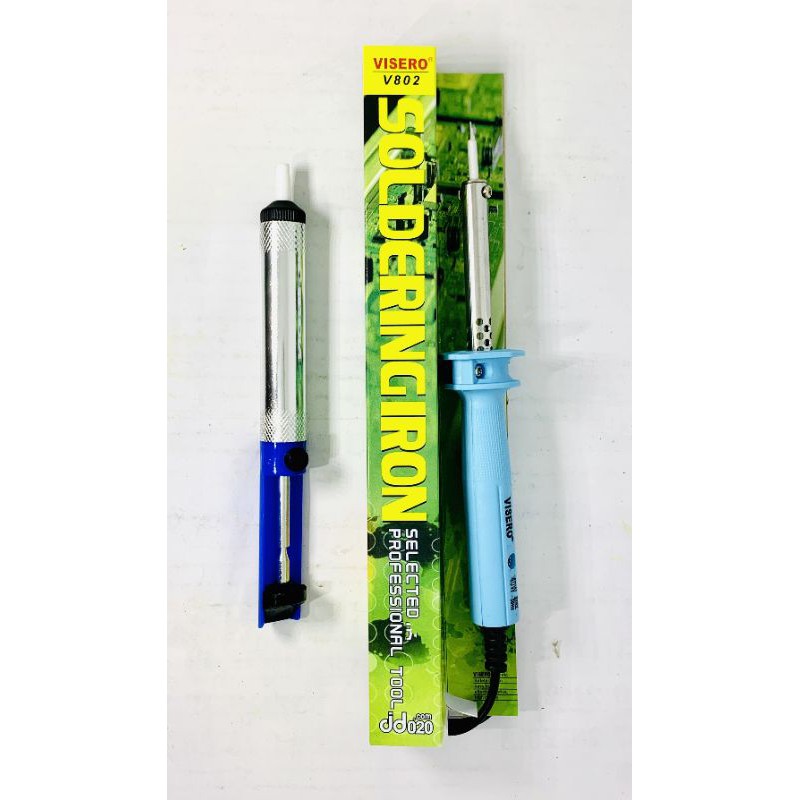 Paket 2pcs Solder 40 Watt + Alat Sedot Timah Penyedot Timah Solder Timah 40watt bukan Tekiro Listrik