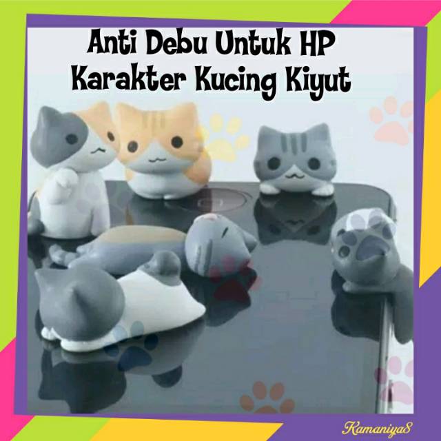 Dust Plug (Pluggy Cute Cat 3.5mm)