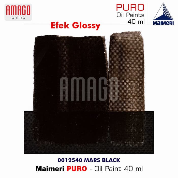 MAIMERI PURO - OIL PAINT - MARS BLACK - 40ML - M0012540