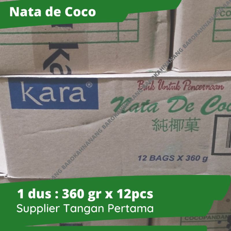 

Nata de coco sari kelapa sun kara 360gr isi 12 per dus