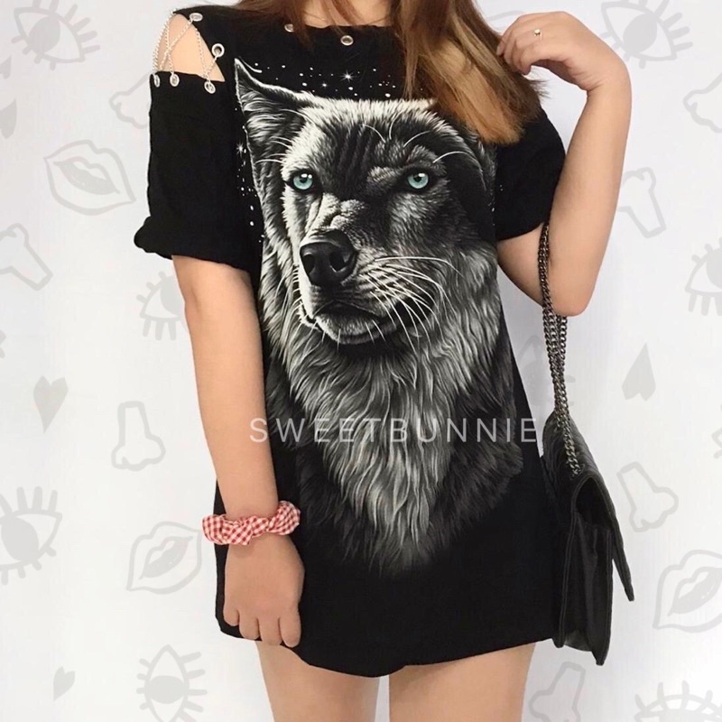 CRUELLA TOP OVERSIZED / CHAIN OVERSIZE / BAJU CHAIN / KAOS BIG SIZE  / CRUELLA TOP