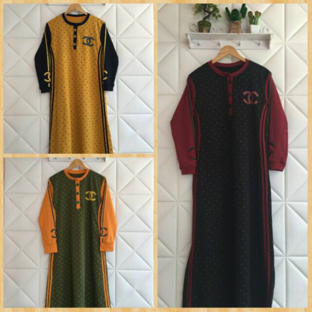 Gamis denim impor