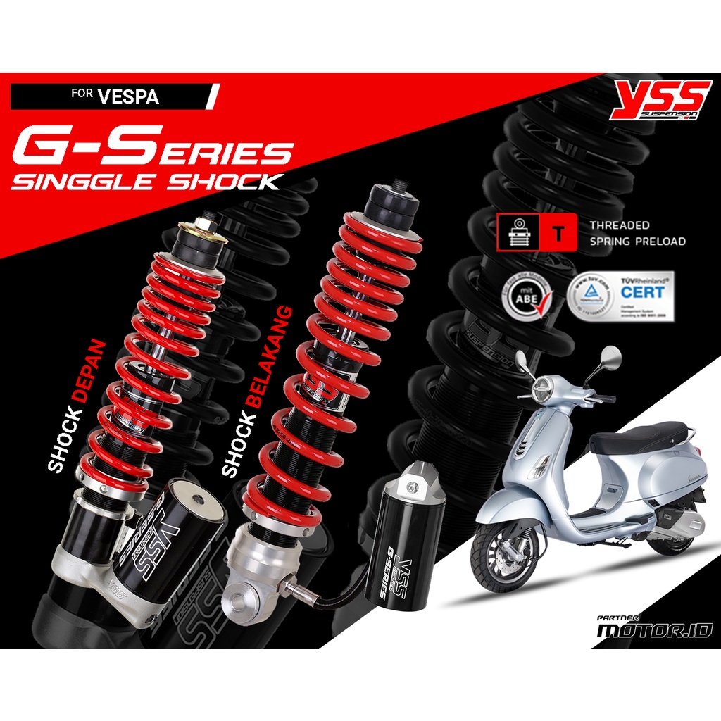 SHOCK YSS G-SERIES VESPA LX LXV S