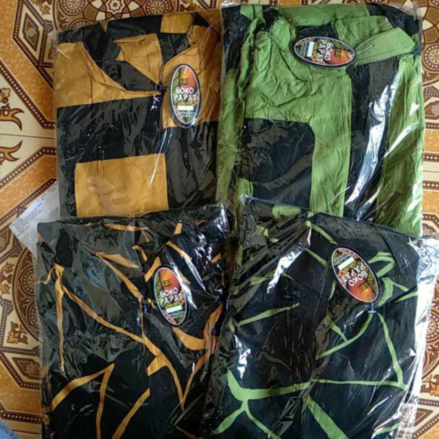 Gamis Twill Batik Terbaru Abstrak Malam