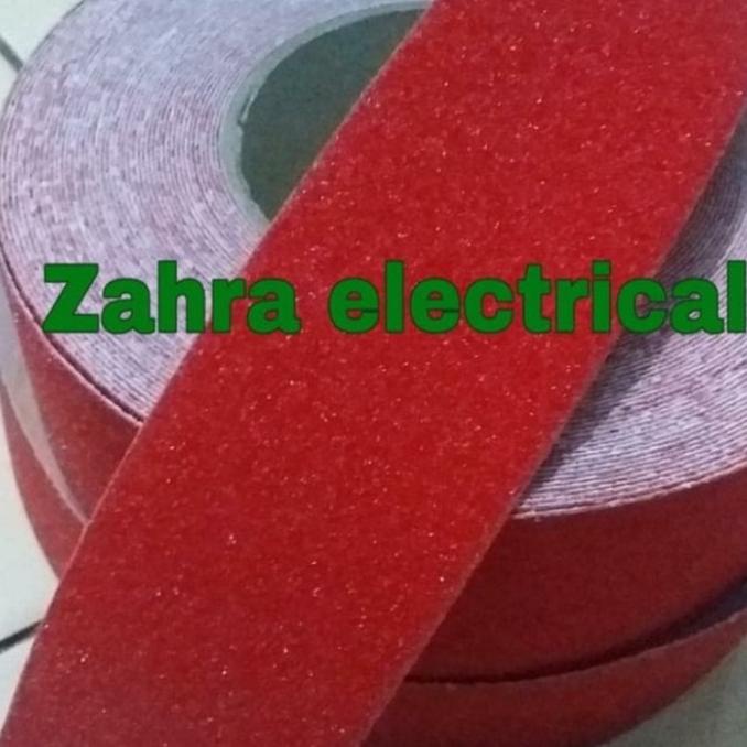 

Lakban Anti Slip Tangga / Safety Walk 2" x 18 M merah